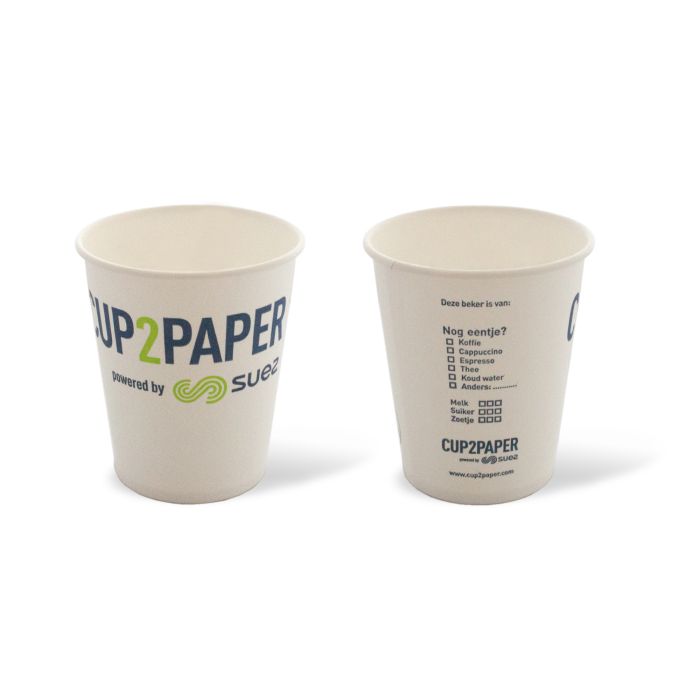 Cup2paper koffiebeker 6oz / 180ml