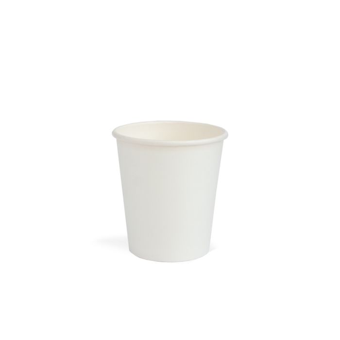 Witte koffiebeker, PLA coated 7oz / 210ml