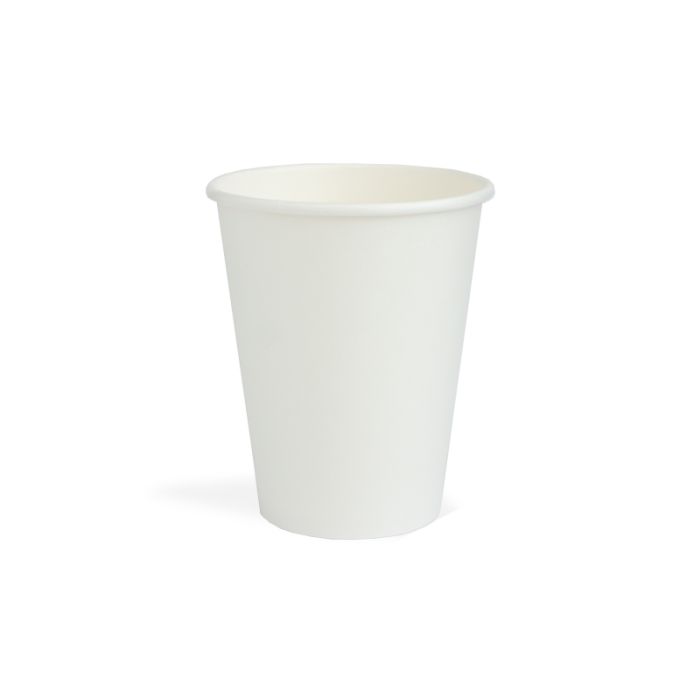Witte koffiebeker, PLA coated 12oz / 360ml