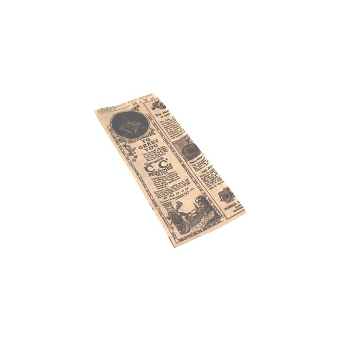 Hotdog zakje, vetvrij kraft, TIMES 9 +3 cm (zijvouw) x 22 cm