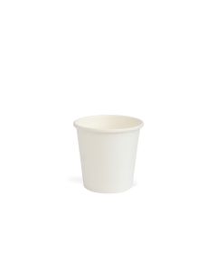 Witte koffiebeker (espresso), PLA coated 4oz / 120ml